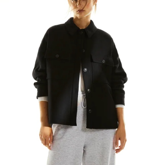 Zara Wool Blend Overshirt M - Picture 6 of 8